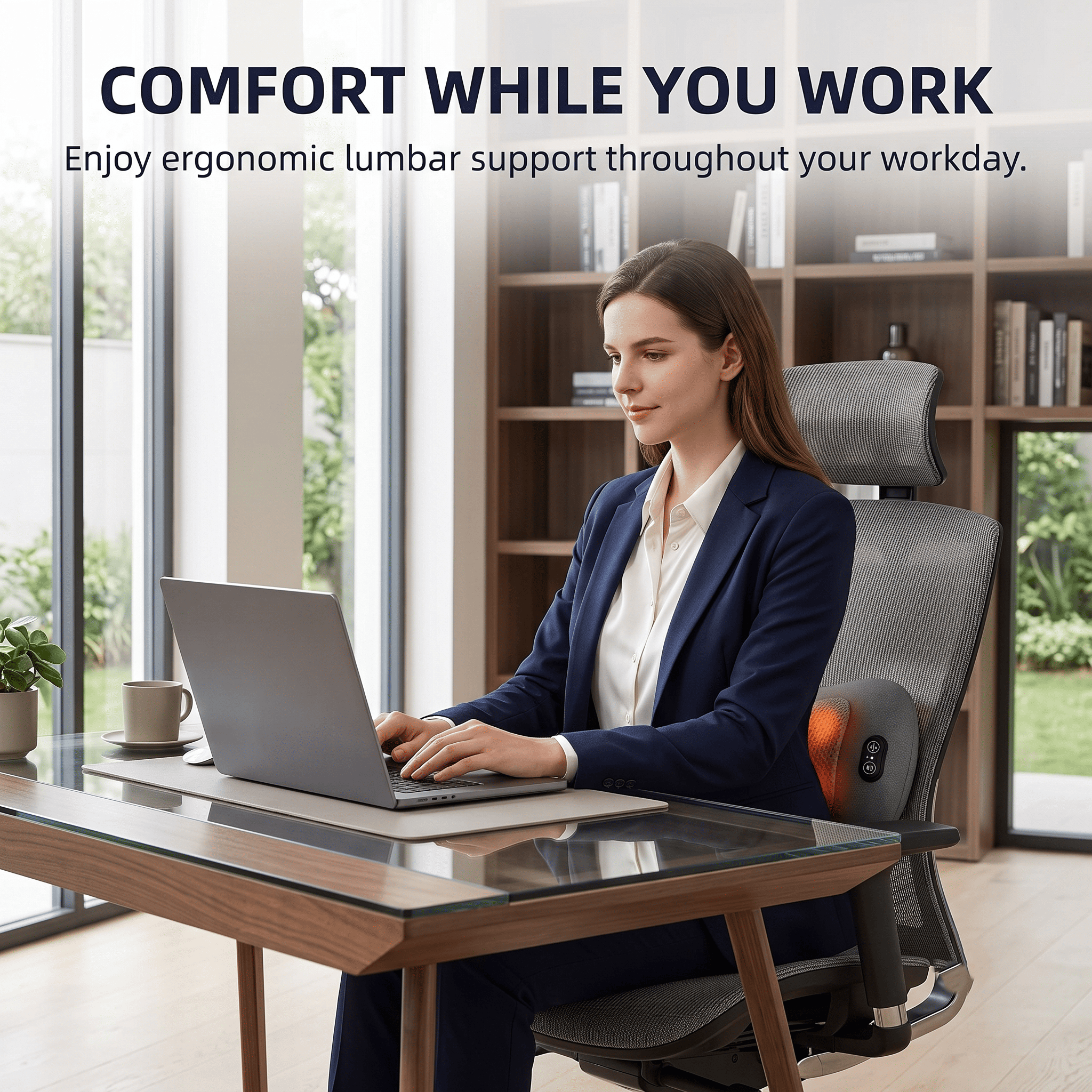 THE 3-IN-1 SHIATSU BACK & SHOULDER MASSAGER