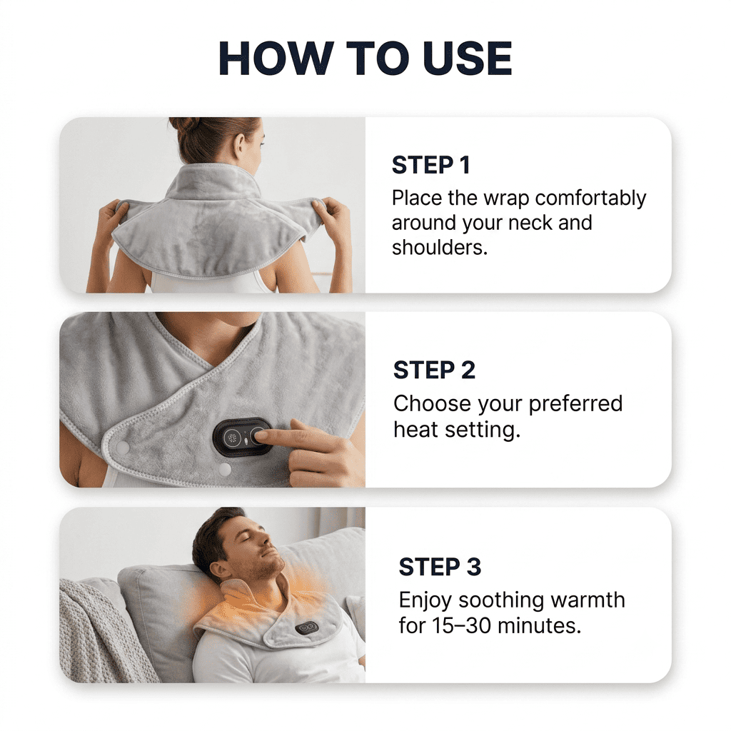 THE HEATED NECK & SHOULDER WRAP